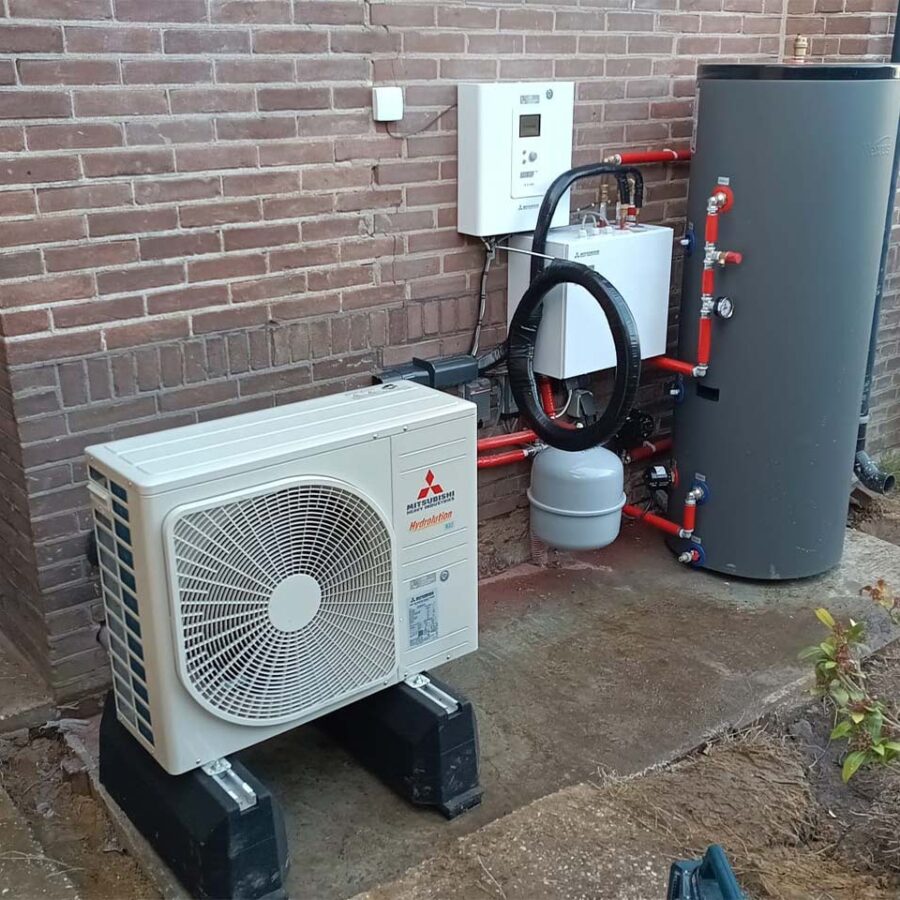 Warmtepomp installatie